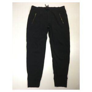 ATHLETA Black TREKKIE NORTH Zipper Pockets Drawstring Waist Jogger Pant